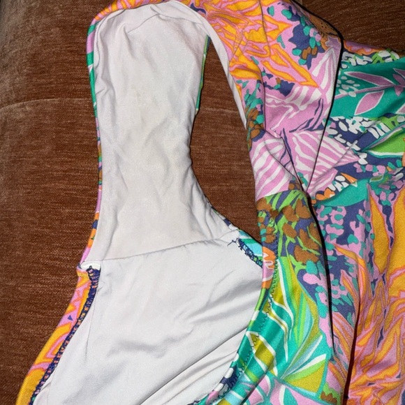 Trina Turk Multicolor Floral One Piece Swimsuit - Picture 5 of 5